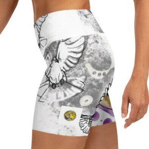 BW Super Panda Fitness Yoga Workout Shorts